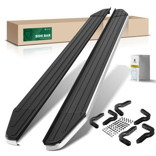 5.5 Inch Black Aluminum Running Boards for Nissan Frontier 05-24 Suzuki Equator King Cab