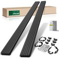 5 Inch Textured Black Aluminum Running Boards for 2007-2019 Chevrolet Silverado 2500 HD