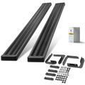 7 Inch Textured Black Aluminum Running Boards for 1999-2016 Ford F-250 Super Duty