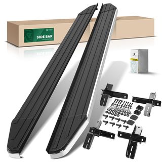 5.5 Inch Black Aluminum Running Boards for Toyota Highlander 20-24 Sport Utility