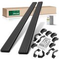 5 Inch Textured Black Aluminum Running Boards for 2017 Toyota Tundra