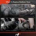 Engine Coolant Radiator Hose for Mercedes-Benz GLE350 2016-2018 ML350 2012-2015