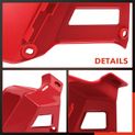 2 Pcs Red Radiator Shrouds Gas Tank Scoops Covers for Honda ATC250R 1985-1986