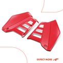 2 Pcs Red Radiator Shrouds Gas Tank Scoops Covers for Honda ATC250R 1985-1986