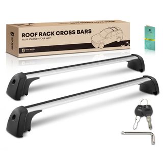 Black Aluminum Alloy Roof Rack Cross Bar for Mazda CX-30 2020-2023