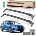 Black Aluminum Alloy Roof Rack Cross Bars for 2023 Nissan Kicks