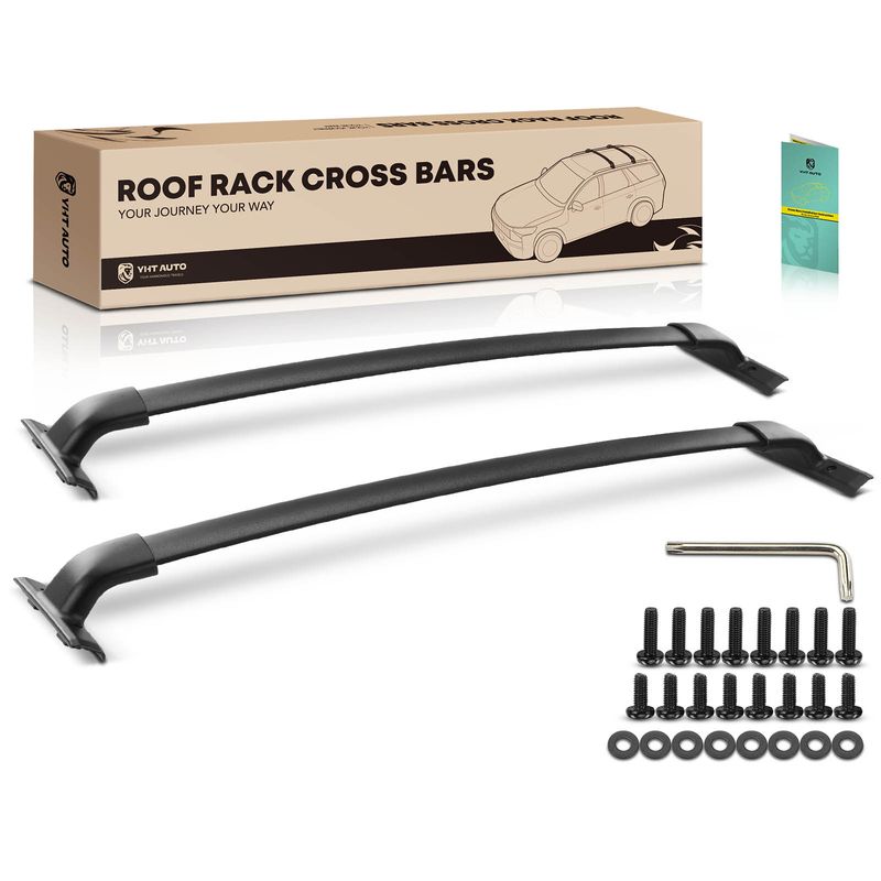 Black Aluminum Alloy Roof Rack Cross Bar for 2023 Nissan Murano