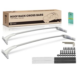 Silver Aluminum Alloy Roof Rack Cross Bars for Nissan Rogue 2014-2020 X-Trail