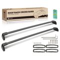 Black Aluminum Alloy Roof Rack Cross Bars Luggage Carrier for 2022 Audi Q7