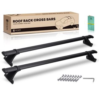 Black Aluminum Alloy Roof Rack Cross Bars Luggage Carrier for Chevy Blazer 19-23