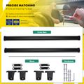 Black Aluminum Alloy Roof Rack Cross Bars Luggage Carrier for 2021 Chevrolet Blazer