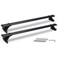 Black Aluminum Alloy Roof Rack Cross Bars Luggage Carrier for 2021 Chevrolet Blazer