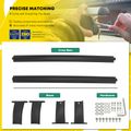 Black Aluminum Alloy Roof Rack Cross Bars for 2015 Chevrolet Tahoe