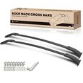 Black Aluminum Alloy Roof Rack Cross Bars for 2015 Chevrolet Tahoe