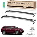 Black Aluminum Alloy Roof Rack Cross Bars for 2023 Chevrolet Traverse