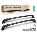 Black Aluminum Alloy Roof Rack Cross Bars for 2021 Cadillac Escalade ESV