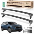 Black Aluminum Alloy Roof Rack Rails Cross Bars for Chevy Traverse 2018-2021