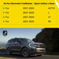 Black Aluminum Roof Rack Rail Cross Bars Carrier for 2021-2024 Chevrolet Trailblazer