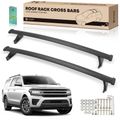 Black Aluminum Roof Rack Rail Cross Bars Carrier for 2021-2024 Chevrolet Trailblazer