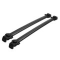 Black Aluminum Alloy Roof Rack Cross Bars for 2009-2020 Dodge Journey