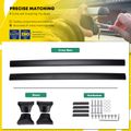 Black Aluminum Alloy Roof Rack Cross Bars Luggage Carrier for 2017 Honda Pilot