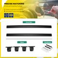 Black Aluminum Alloy Roof Rack Cross Bars for 2019 Honda Passport