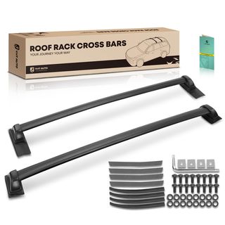 Black Aluminum Alloy Roof Rack Cross Bars for Honda Element 2003-2011