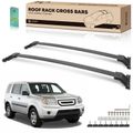 Black Aluminum Alloy Roof Rack Cross Bars for Honda Pilot 2009-2015