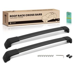 Black Aluminum Alloy Roof Rack Cross Bars for Hyundai Tucson 2016-2021