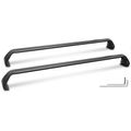 Black Aluminum Alloy Roof Rack Rail Cross Bar for 2008 Jeep Wrangler