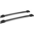 Black Aluminum Alloy & Nylon Roof Rack Cross Bar for 2013 Jeep Patriot