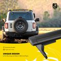 Black Aluminum Alloy Roof Rack Rail Cross Bars for 2020 Jeep Compass