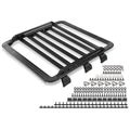 62-inch x 55-inch Black Aluminum Alloy Roof Rack Platform for 2020 Jeep Wrangler