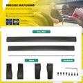 Black Aluminum Alloy Roof Rack Rails Cross Bars for 2020 Jeep Cherokee