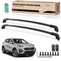 Black Aluminum Alloy Roof Rack Cross Bars for 2019 Kia Sportage