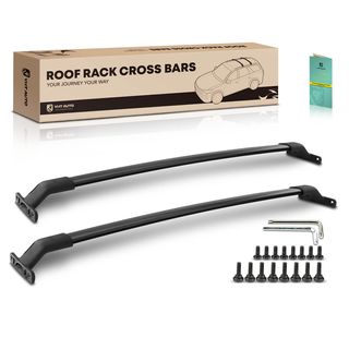 Black Aluminum Alloy Roof Rack Cross Bars for Ford Expedition Lincoln 2018-2022