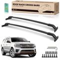 Black Aluminum Alloy Roof Rack Cross Bars for 2019 Lincoln Navigator