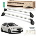 Silver Aluminum Alloy Roof Rack Cross Bars for Subaru Impreza 2017-2023