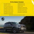 Black Aluminum Alloy & Nylon Roof Rack Rails Cross Bars for 2012 Subaru Forester