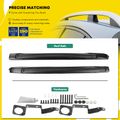 Black Aluminum Alloy & Nylon Alloy Roof Rack Side Rails for 2020 Toyota Tacoma