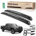 Black Aluminum Alloy & Nylon Alloy Roof Rack Side Rails for 2020 Toyota Tacoma