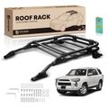 Black Aluminum Alloy Roof Rack Cargo Basket for 2016 Toyota 4Runner