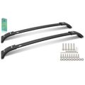 Black Aluminum Roof Rack Rail Cross Bars Luggage Carrier for 2023 Toyota Venza