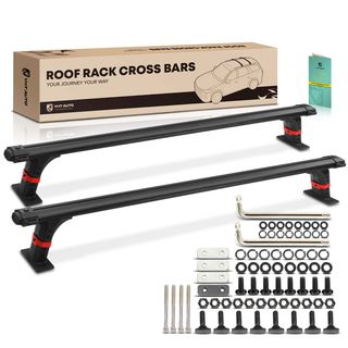Universal Black Aluminum Alloy Truck Bed Tonneau Cover Roof Rack Cross Bar