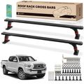 Universal Black Aluminum Alloy Truck Bed Tonneau Cover Roof Rack Cross Bar