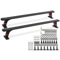 Universal Black Aluminum Alloy Truck Bed Tonneau Cover Roof Rack Cross Bar