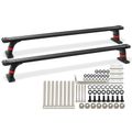 8.25-9.36 inches Universal Black Aluminum Alloy Truck Bed Tonneau Cover Roof Rack Cross Bar