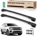 Black Aluminum Alloy Roof Rack Cross Bars for 2018 Volkswagen Tiguan