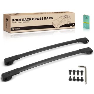 Black Aluminum Alloy Roof Rack Cross Bars for Volkswagen Atlas 2018-2023