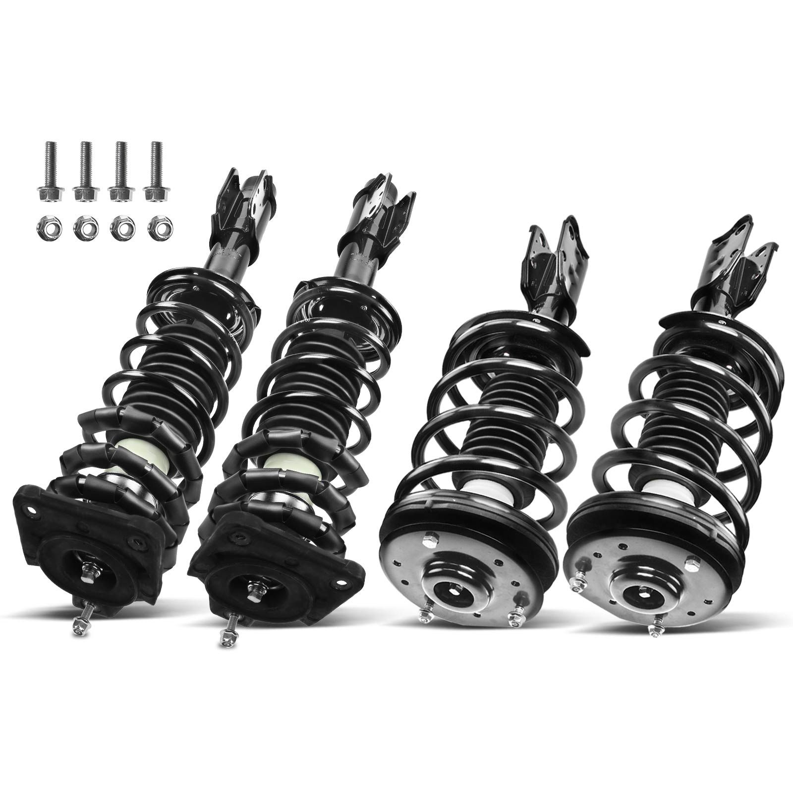 4 Pcs Front & Rear Complete Strut & Coil Spring Assembly for 2003 Chevrolet Malibu